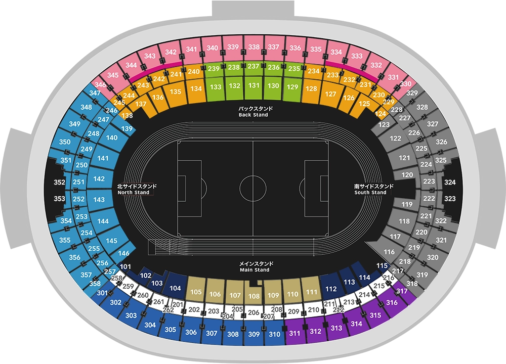 国立競技場座席図